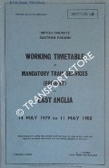 Book cover of Working Timetable of Mandatory Train Services (Freight) - Section LD - East Anglia - 14 May 1979 to 11 May 1980 by British Railways Eastern Region